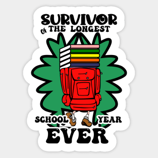 Survivor of longest school year ever Sticker